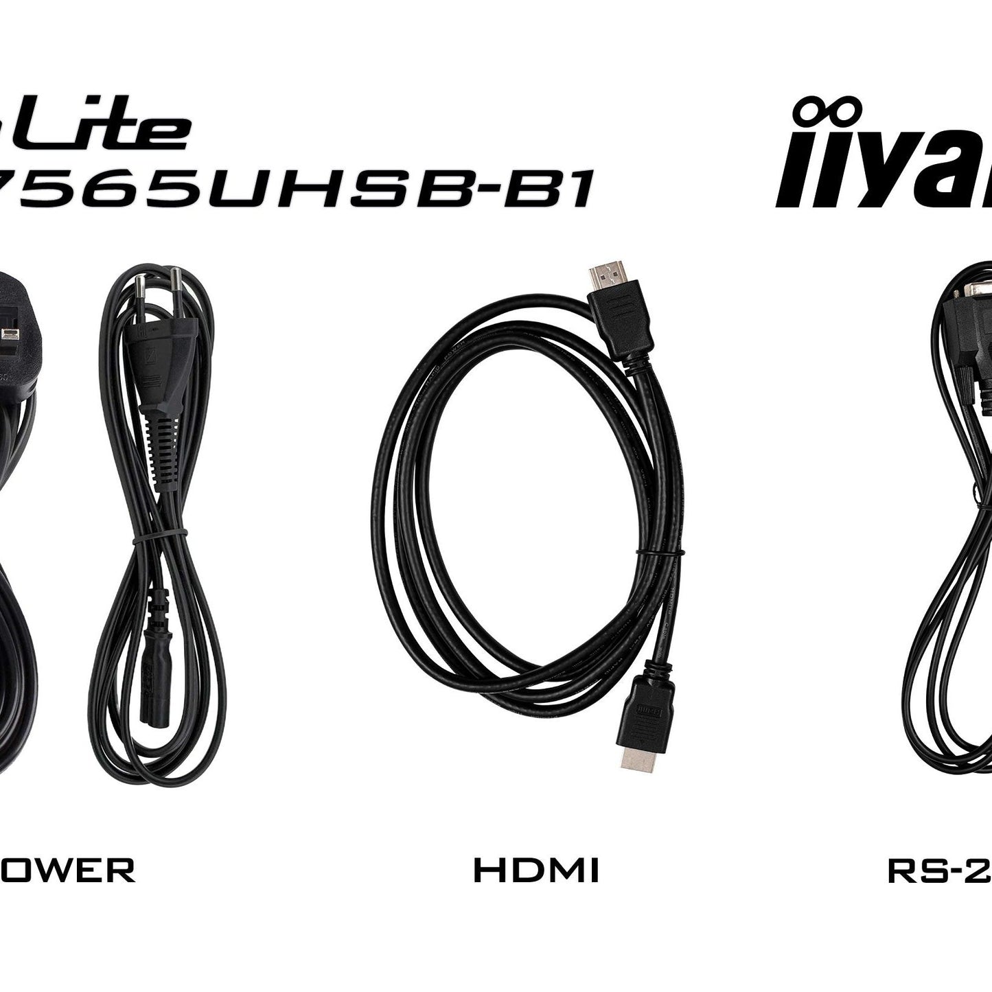 iiyama LH7565UHSB-B1 Signage Display Kiosk design 189.2 cm (74.5") LED Wi-Fi 800 cd/m² 4K Ultra HD Black Built-in processor Android 11 24/7