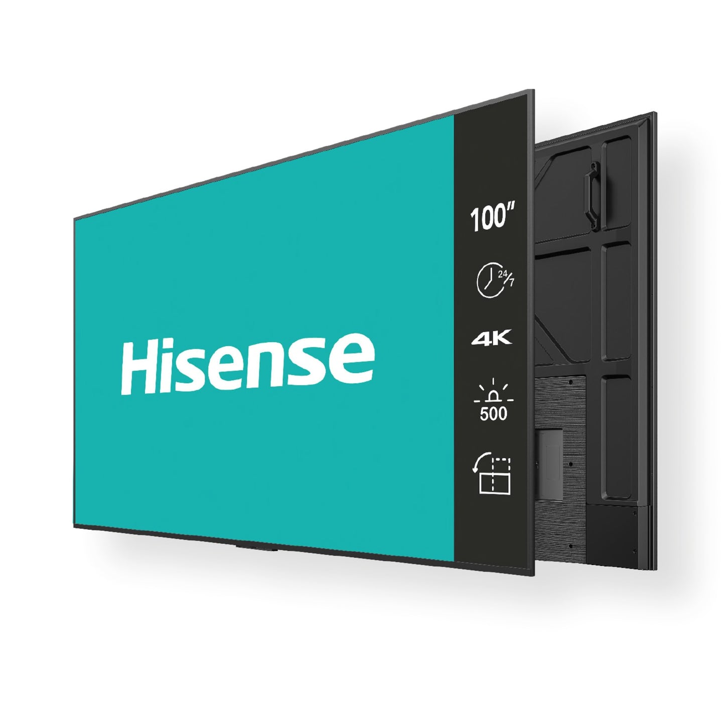 Hisense 100BM66D 100" Digital Signage Display 4K UHD 500 nits 24/7 Operation with Wifi and Android OS