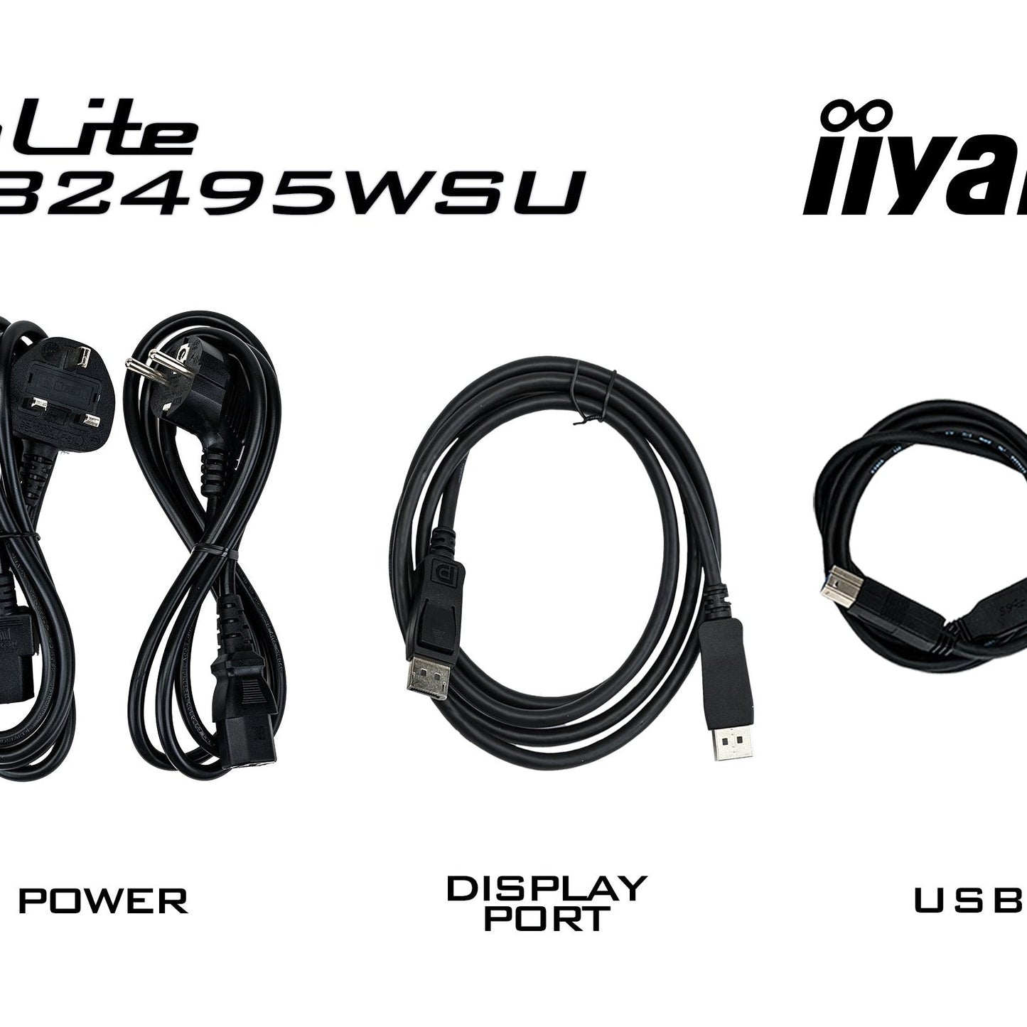 iiyama ProLite XUB2495WSU-B7 computer monitor 61 cm (24") 1920 x 1200 pixels 4K Ultra HD LED Black