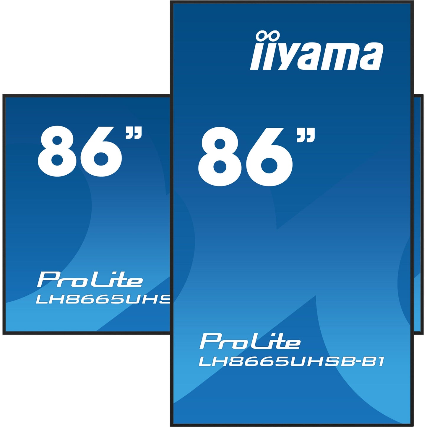 iiyama LH8665UHSB-B1 Signage Display Kiosk design 2.18 m (86") LED Wi-Fi 800 cd/m² 4K Ultra HD Black Built-in processor Android 11 24/7