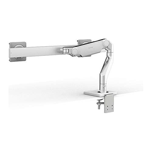 Humanscale M8.1 Dual Crossbar with Clamp Mount in White