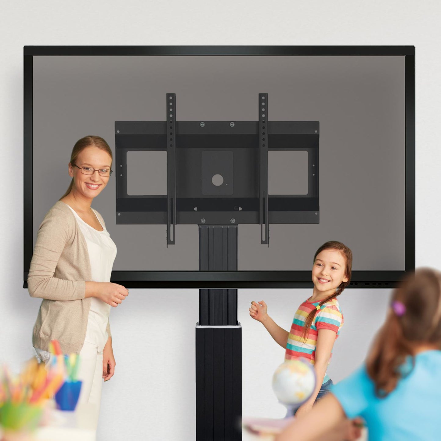 Conen Mounts SCETAWBK signage display mount 2.54 m (100") Black