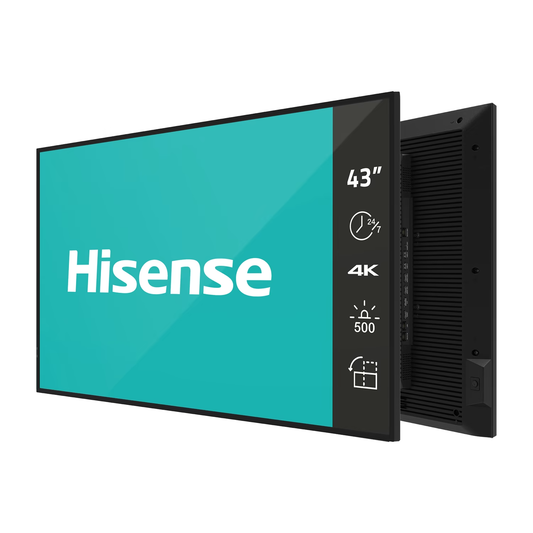 Hisense 43DM66D 43" 4K UHD IPS 24/7 Digital Signage Display
