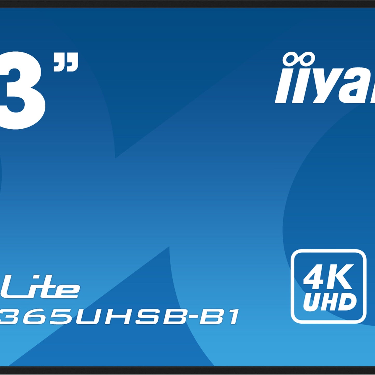 iiyama LH4365UHSB-B1 Signage Display Kiosk design 108 cm (42.5") LED Wi-Fi 800 cd/m² 4K Ultra HD Black Built-in processor Android 11 24/7