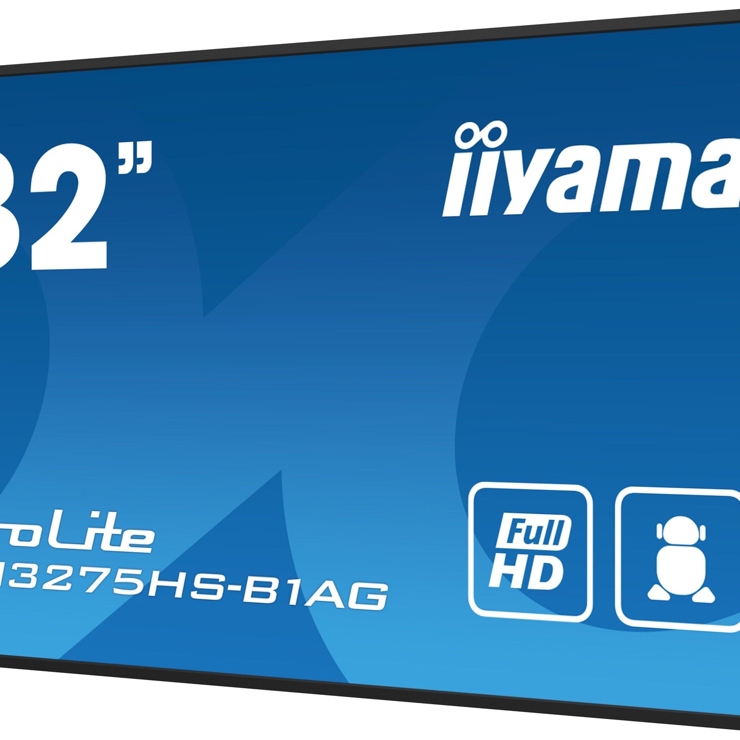 iiyama ProLite Digital signage flat panel 81.3 cm (32") LCD Wi-Fi 500 cd/m² Full HD Black Built-in processor Android 11 24/7