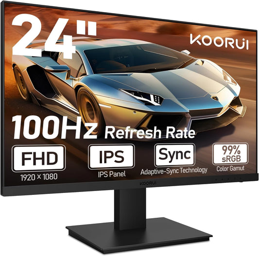 Koorui P02 24" 100Hz 1920 x 1080 Full HD VA Gaming Monitor