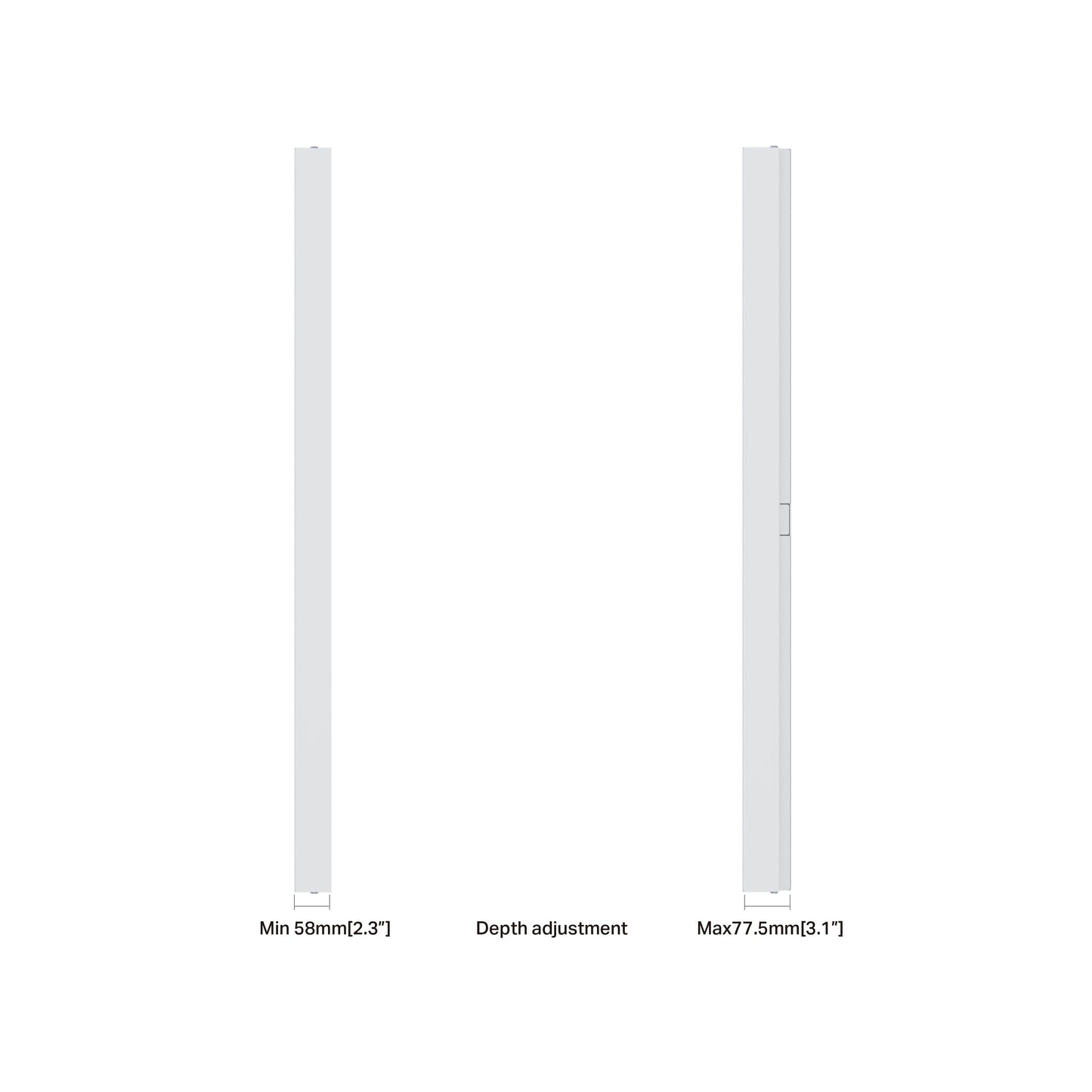 Multibrackets M Pro Series Enclosure 50" Wall Slim Medium White