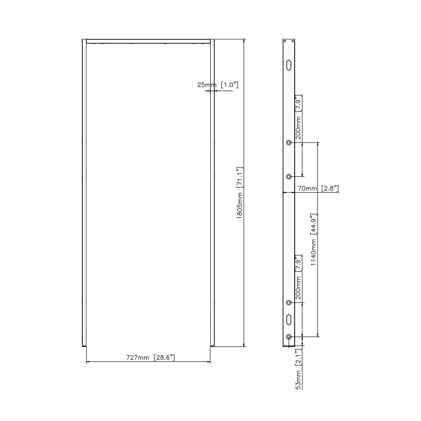 M Ceiling Mount Pro OM55N-D Mounting Base