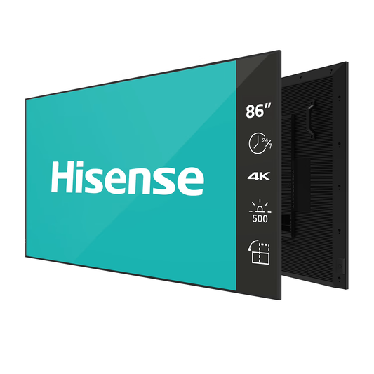 Hisense D Series 86DM66D 86" 4K Ultra HD Android 11.0 24x7 Digital Signage/Commercial Display