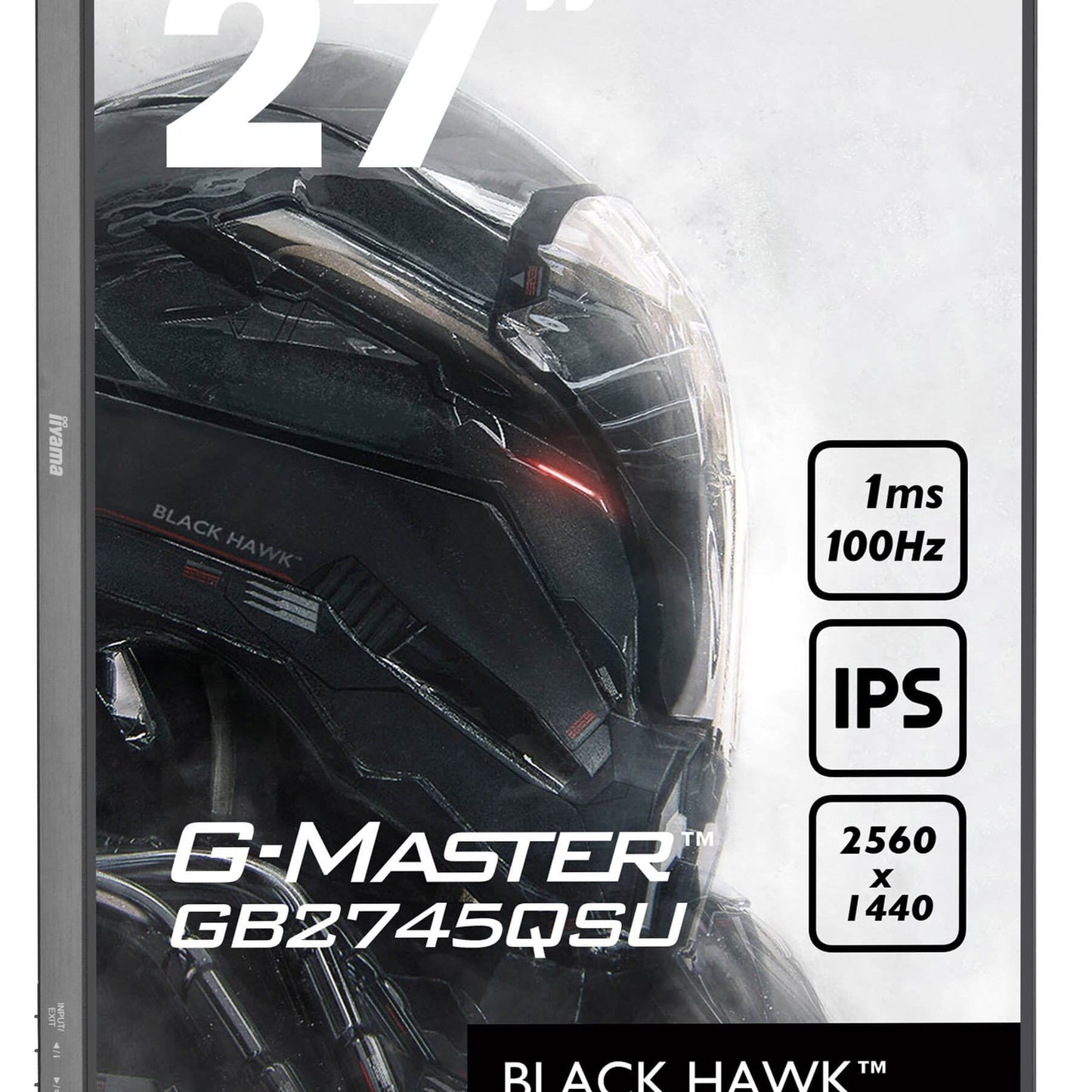 iiyama G-MASTER GB2745QSU-B2 computer monitor 68.6 cm (27") 2560 x 1440 pixels Wide Quad HD LED Black