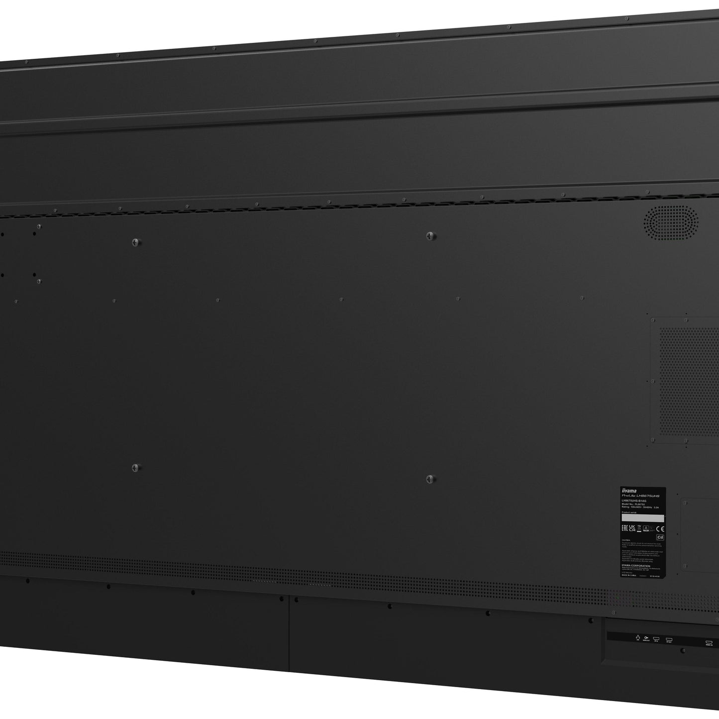 iiyama LH8665UHSB-B1 Signage Display Kiosk design 2.18 m (86") LED Wi-Fi 800 cd/m² 4K Ultra HD Black Built-in processor Android 11 24/7