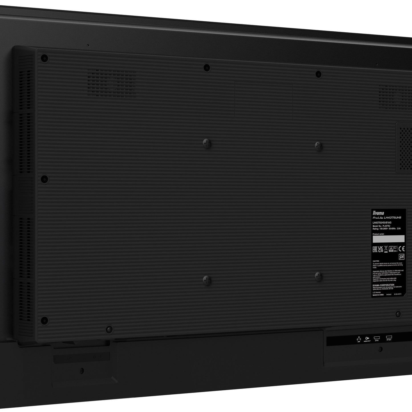 iiyama ProLite Digital signage flat panel 81.3 cm (32") LCD Wi-Fi 500 cd/m² Full HD Black Built-in processor Android 11 24/7