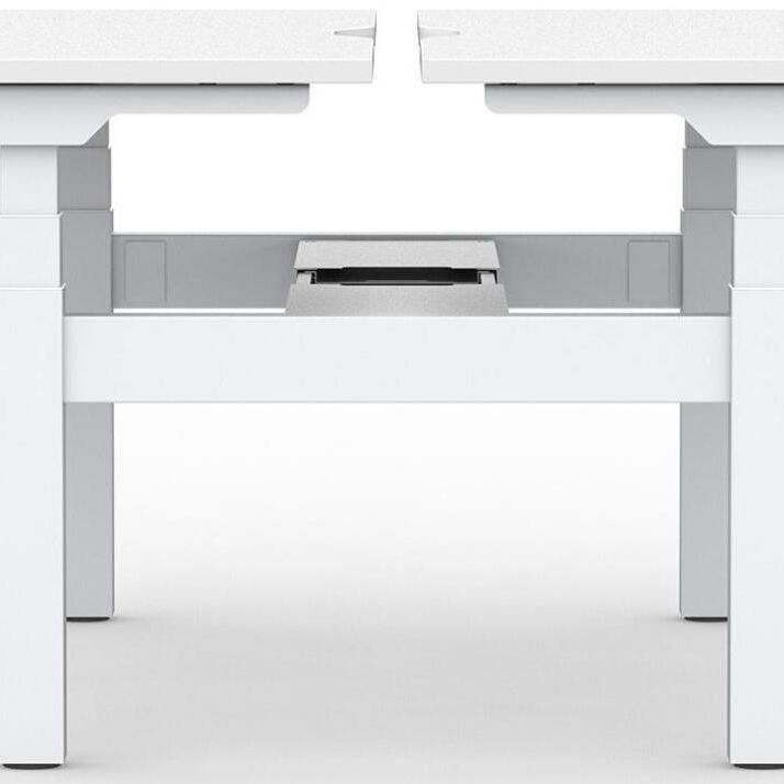Formetiq B/H2B48S Alto 2 Back-To-Back Height Adjustable Desk with Scoop - (w) 1400 x (d) 800mm