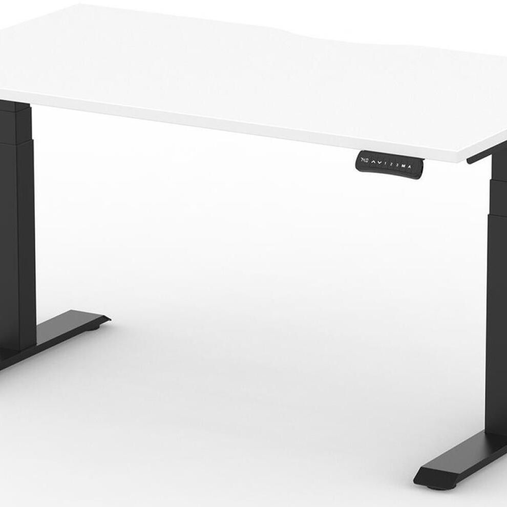 Formetiq B/H2S68S Alto 2 Single Height Adjustable Desk with Scoop - (w) 1600 x (d) 800mm