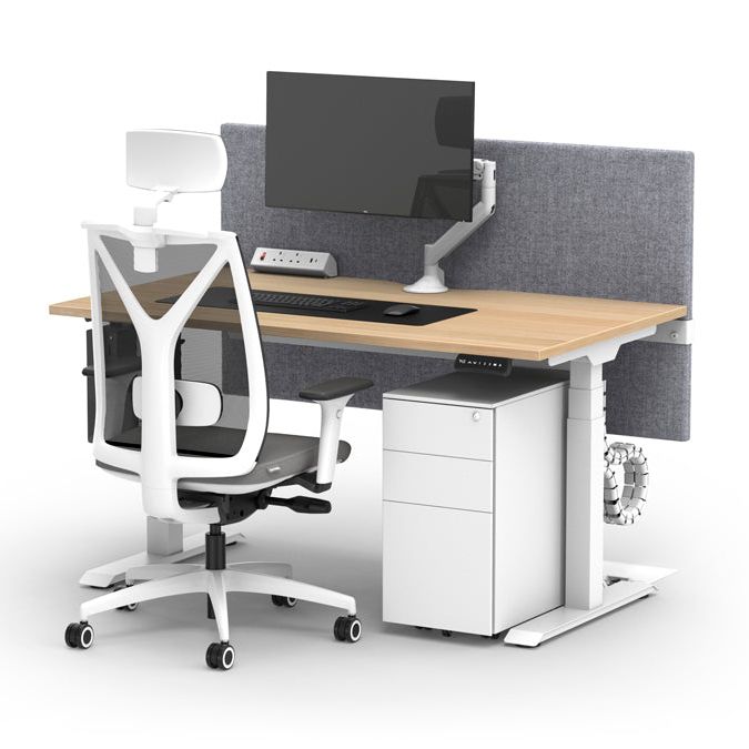 Formetiq PMS4521 Cube Steel Pedestal 2 Personal Drawers 1 File Drawer