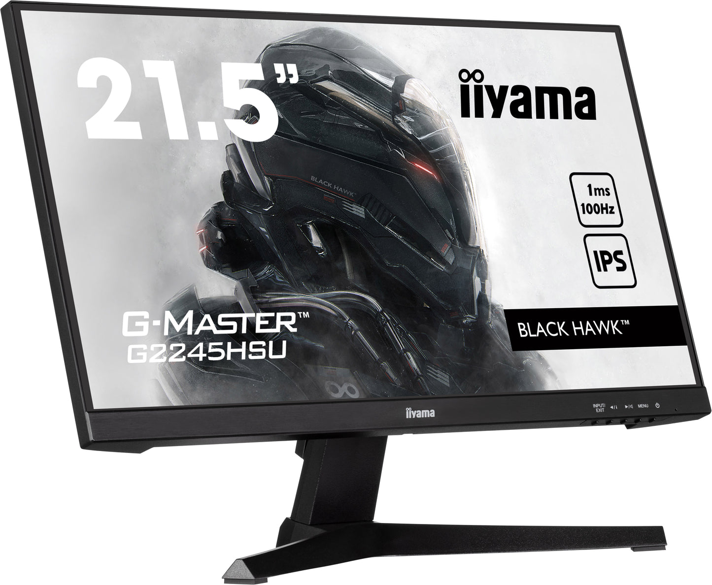 iiyama G-Master G2245HSU-B1 21.5" IPS panel technology, a 100Hz refresh rate, and an ultra-swift 1ms MPRT response time.