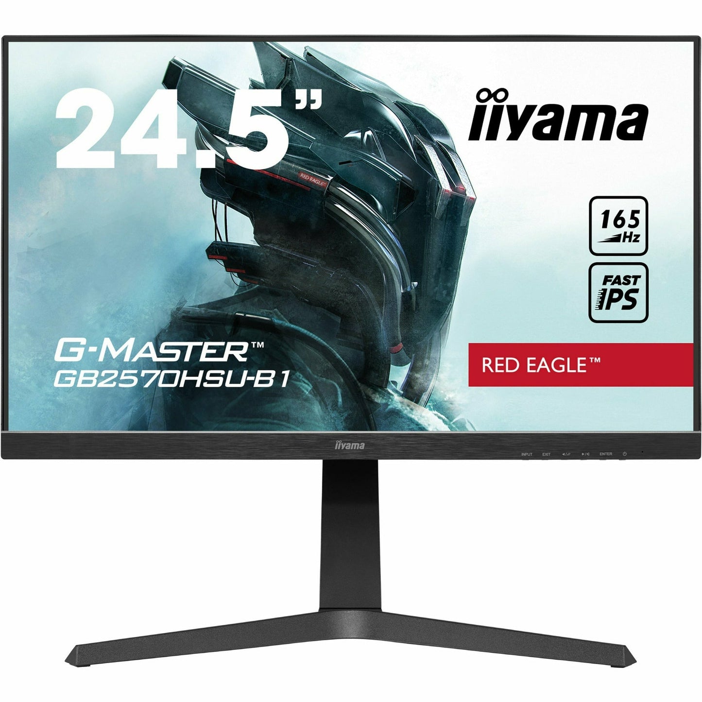 iiyama G-Master GB2570HSU-B1 Red Eagle 25" Fast IPS 0.5ms MPRT 165Hz Refresh Gaming Monitor