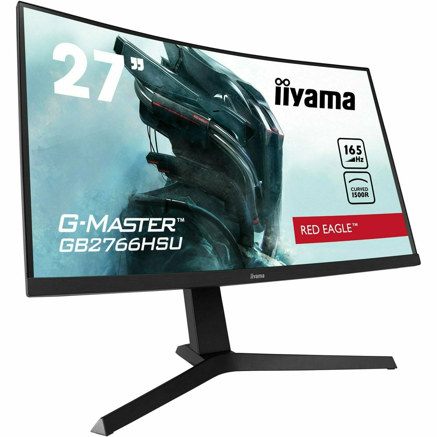 iiyama G-Master GB2766HSU-B1 27" 165Hz 1ms 1500R Height Adjust Stand Curved LED Display