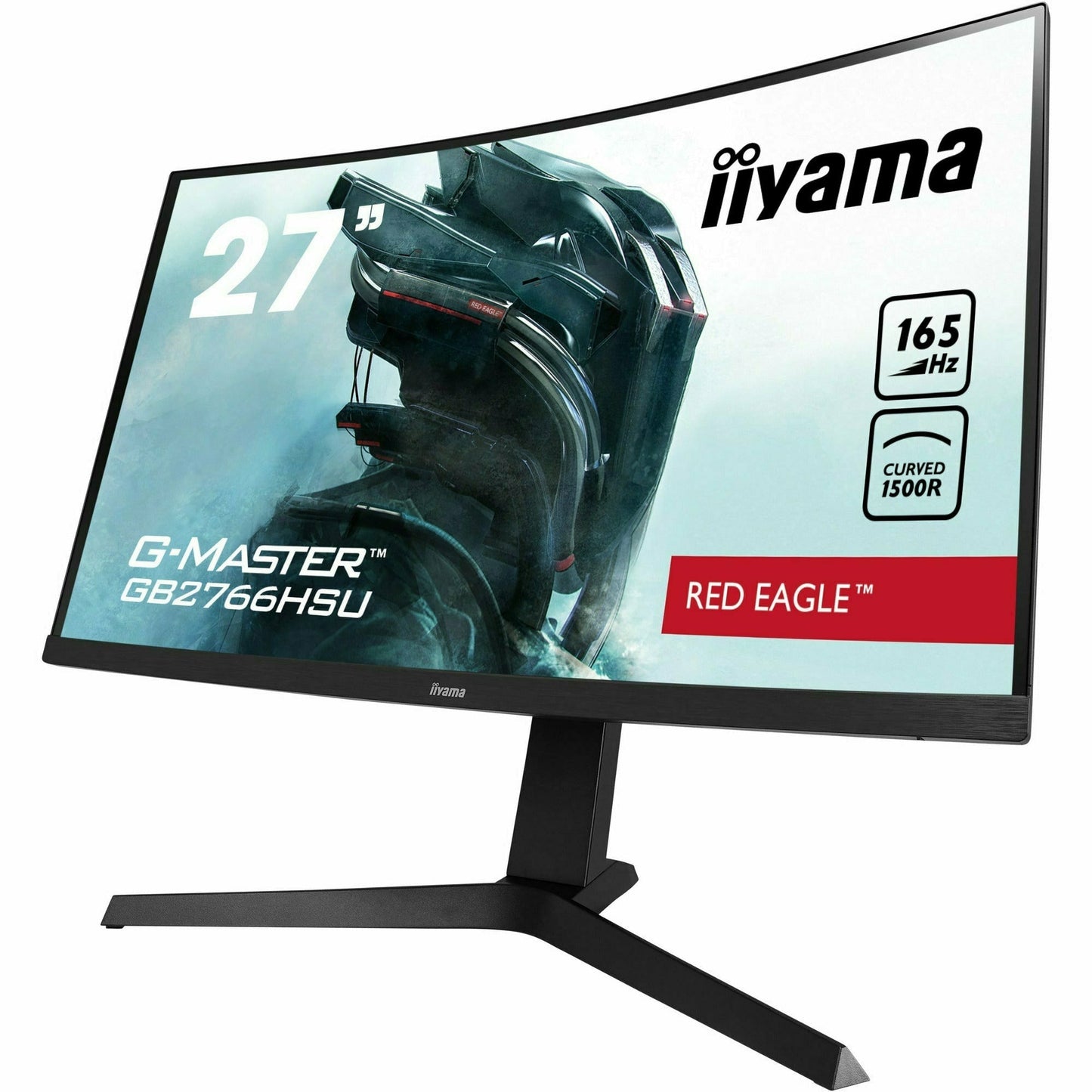 iiyama G-Master GB2766HSU-B1 27" 165Hz 1ms 1500R Height Adjust Stand Curved LED Display