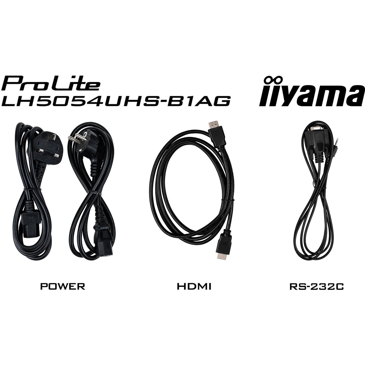 iiyama ProLite LH5054UHS-B1AG 50" 4K UHD Professional Digital Signage 24/7 display featuring Android OS & FailOver