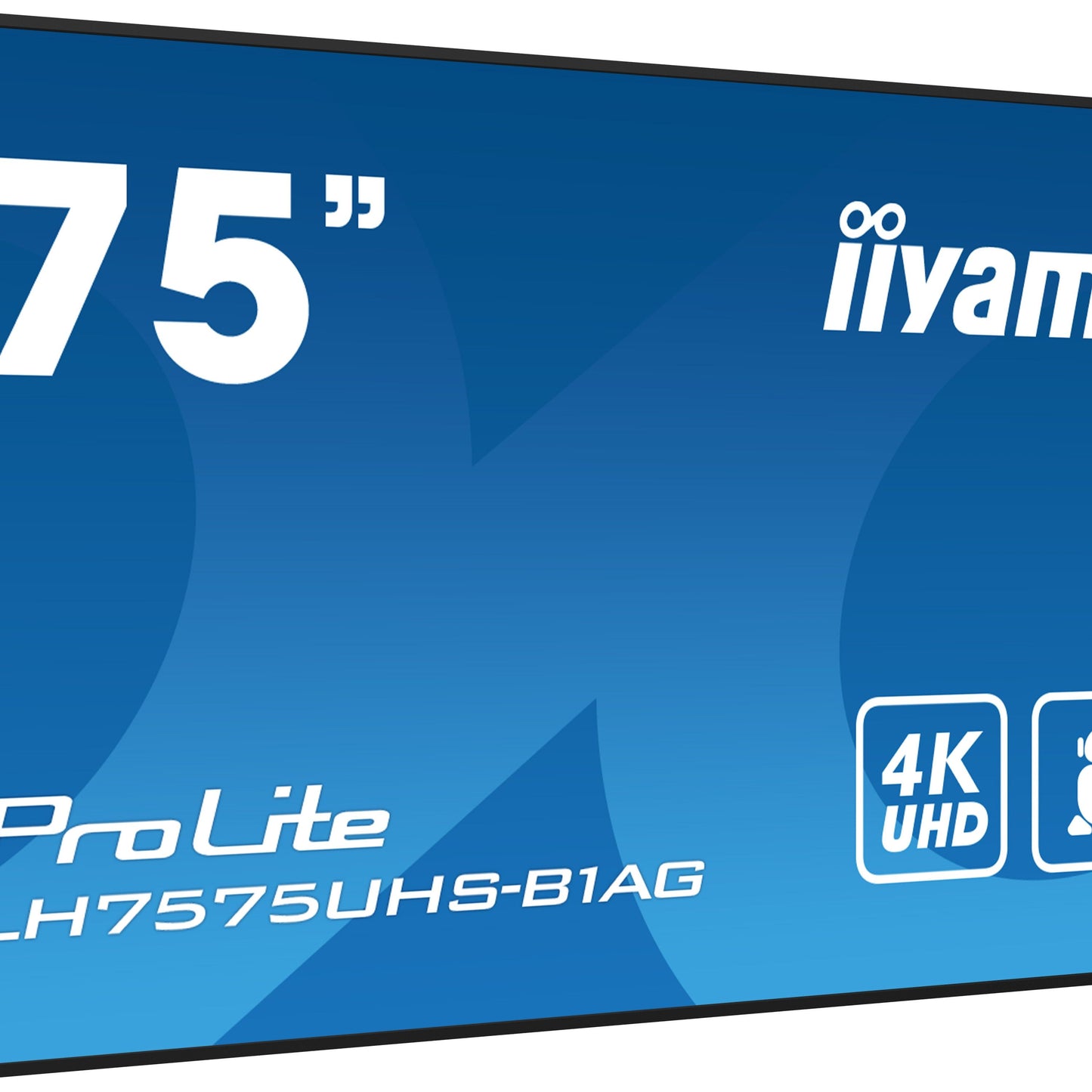 iiyama ProLite LH7575UHS-B1AG 75" 4K UHD 24/7 Display with Android OS, FailOver and Intel SDM slot