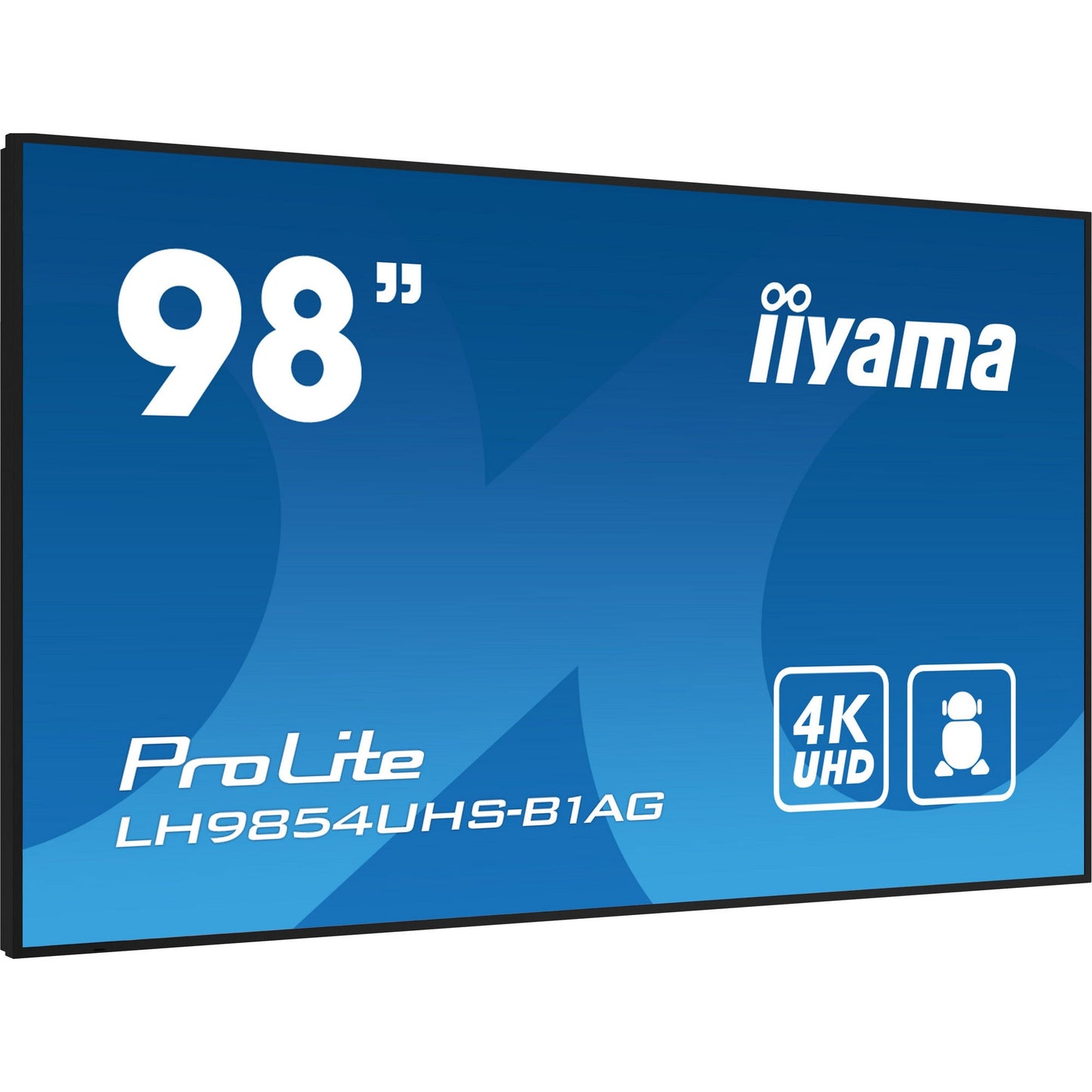 iiyama ProLite LH9854UHS-B1AG 98" 24/7 IPS 4K Large Format Monitor with onboard iiSignage2 CMS