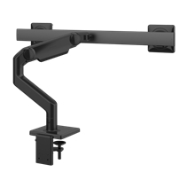 Humanscale M8.1 Dual Crossbar with Clamp Mount in Black