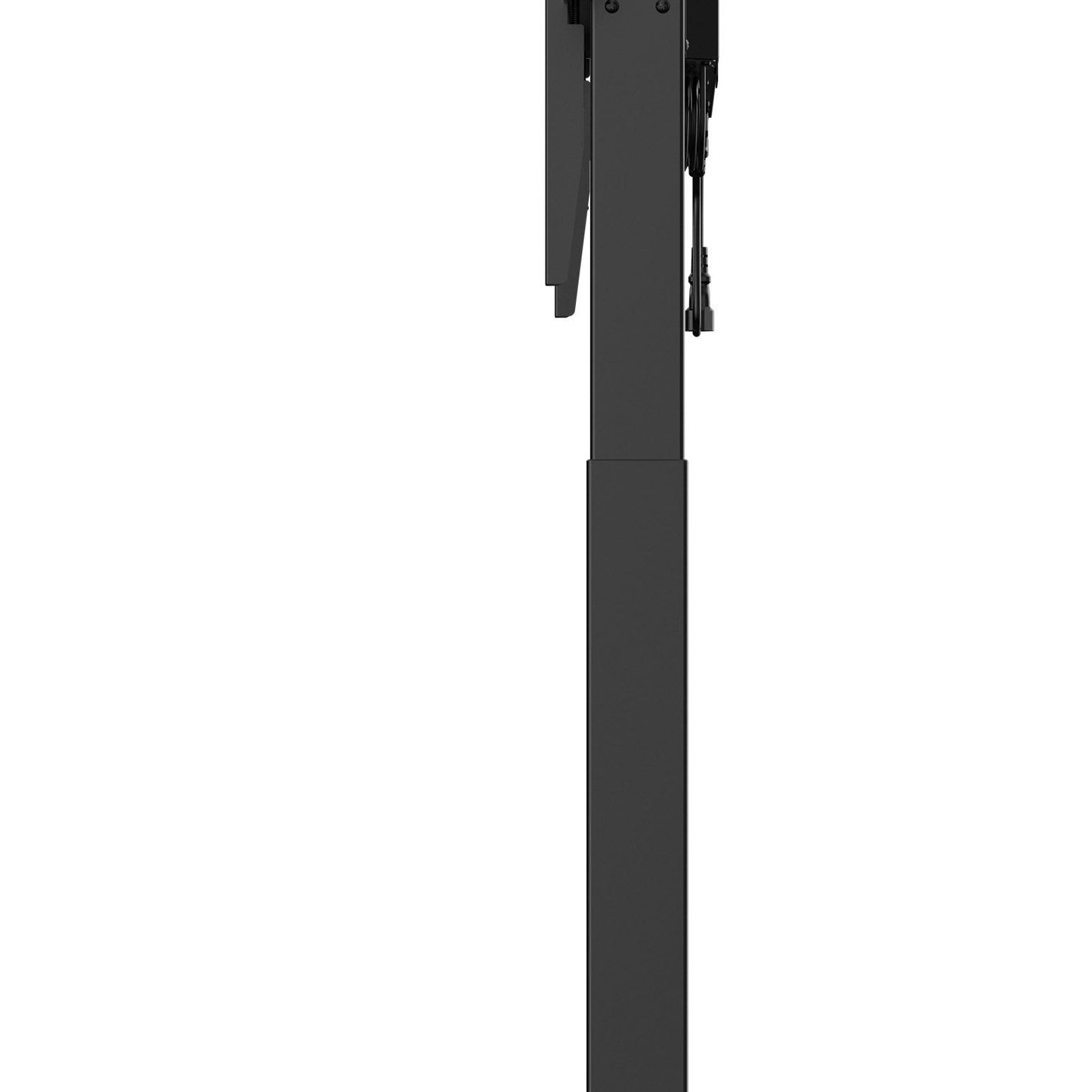 iiyama MD CAR2011-B1 Double Column Electric AV Cart with Floor Lift on Wheels