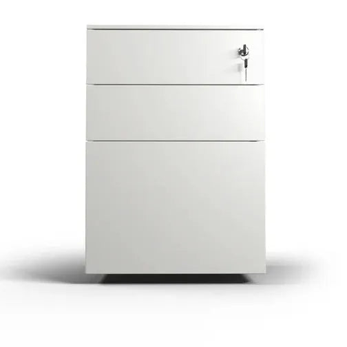 Formetiq PMS4521 Cube Steel Pedestal 2 Personal Drawers 1 File Drawer