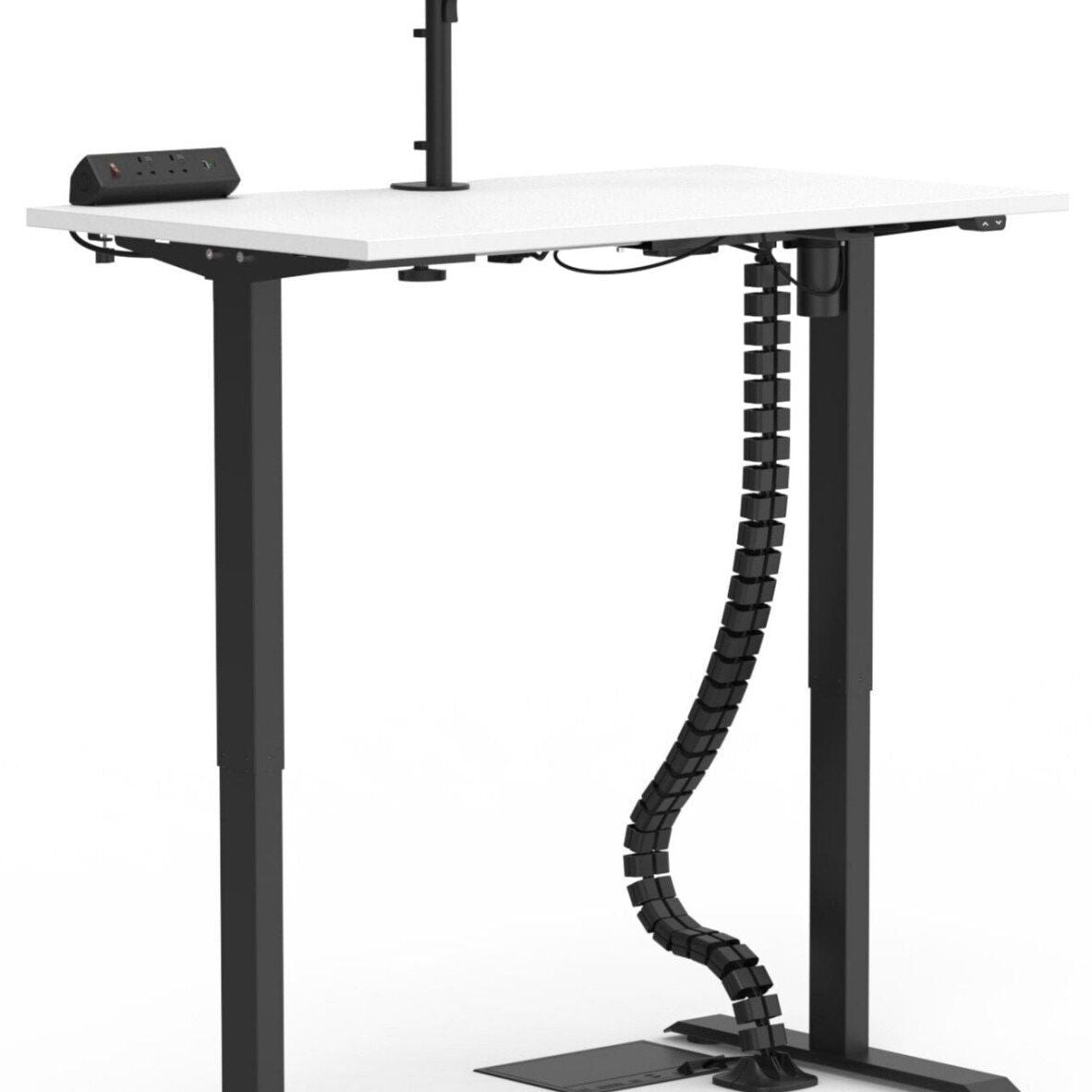 Formetiq B/SPBUNDLE2 Sit-Stand Desk & Accessories Bundle - Monitor Arm, Under Desk Power Module, Boost Power Module, Power Cable & Cable Spine
