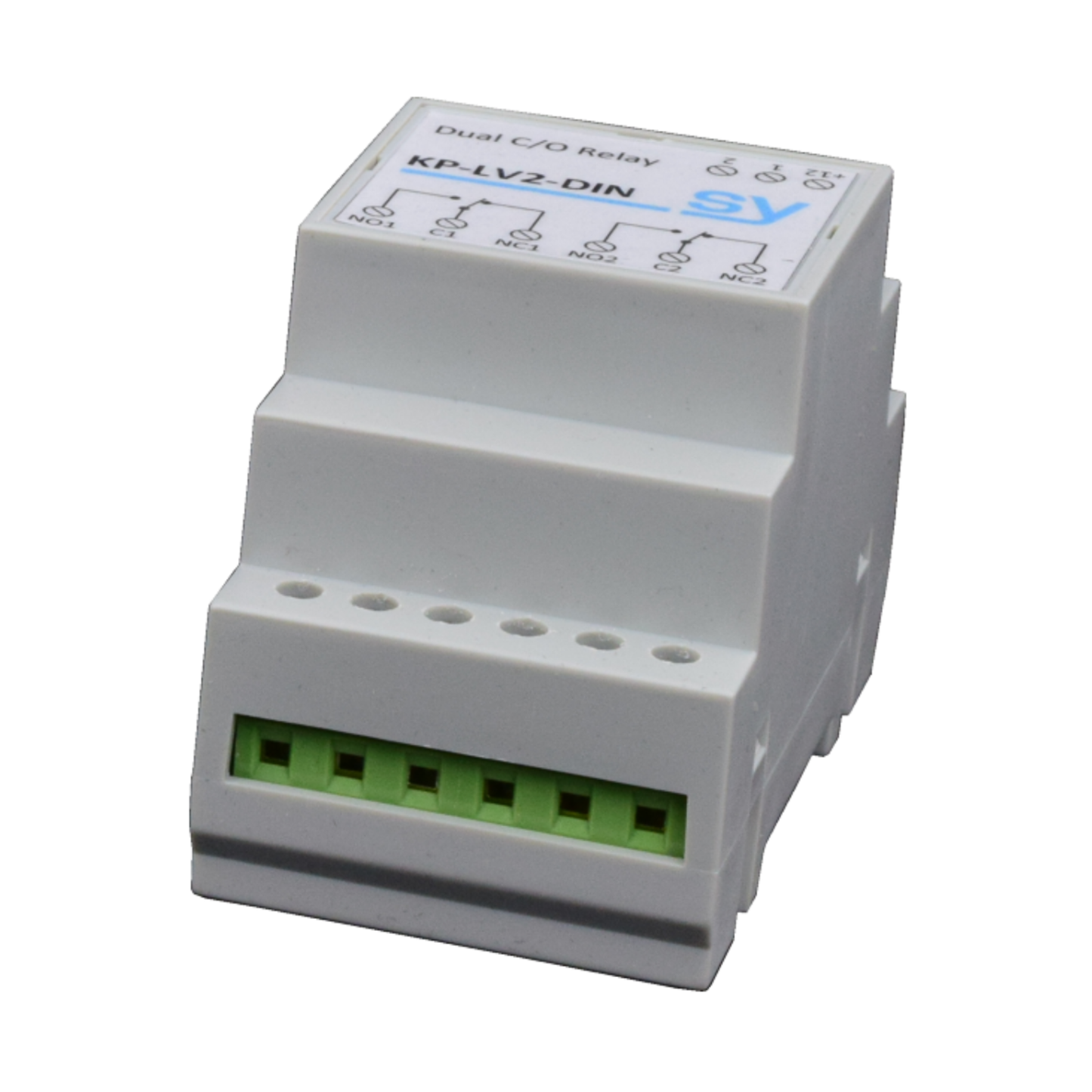 SY KP-LV2-DIN Dual Low Voltage Change Over Relay