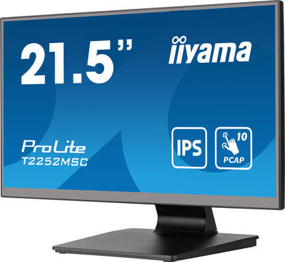 iiyama ProLite T2252MSC-B2 21.5" IPS PCAP Edge-to-Edge 10pt Touch Screen