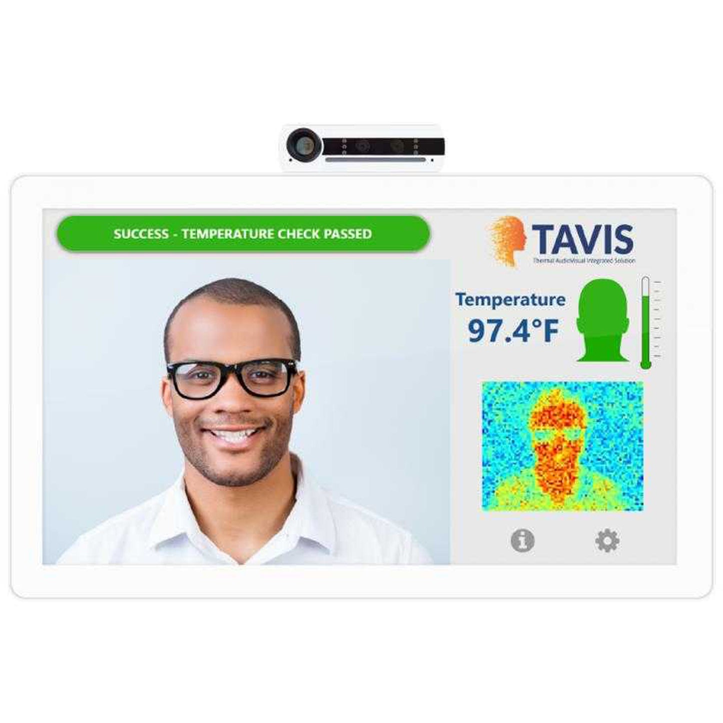 Aurora TAV-21-W 21.6" Next-Gen Infrared Temperature Sensing Tablet, White