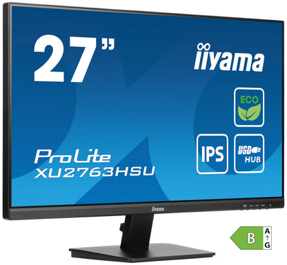 iiyama ProLite XU2763HSU-B1 27” IPS, Full HD panel with B energy class