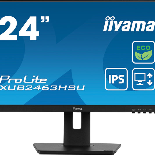 iiyama ProLite XUB2463HSU-B1 24" IPS, Full HD panel with B energy class