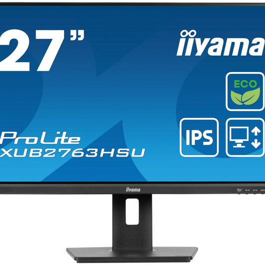 iiyama ProLite XUB2763HSU-B1 27” IPS, Full HD panel with B energy class