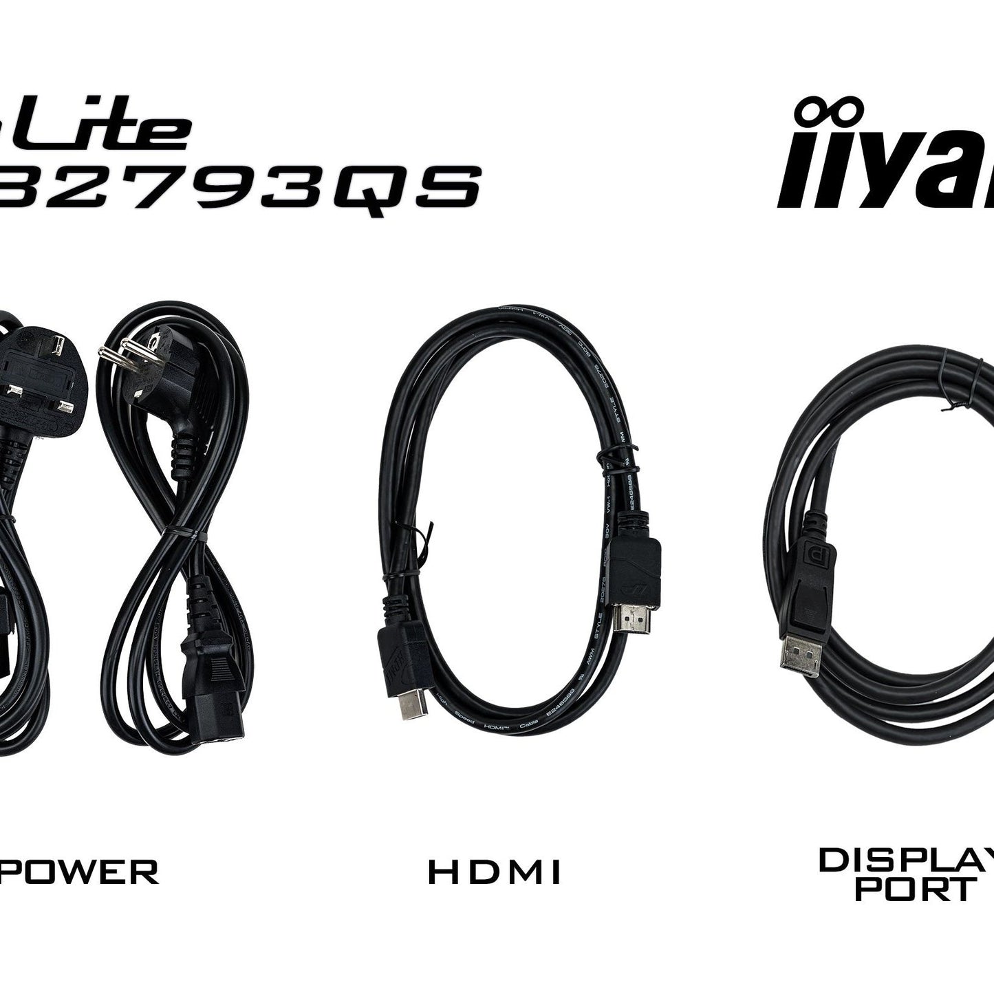 iiyama ProLite XUB2793QS-B6 27" IPS 100Hz WQHD Display with Height Adjust Stand