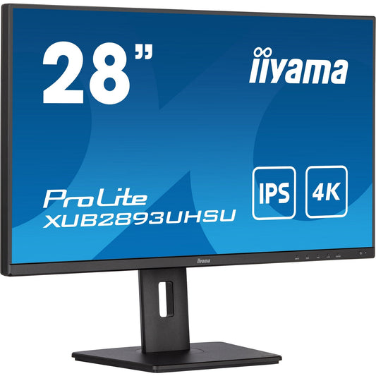 iiyama ProLite XUB2893UHSU-B5 28" IPS 4K Monitor with Height Adjust Stand