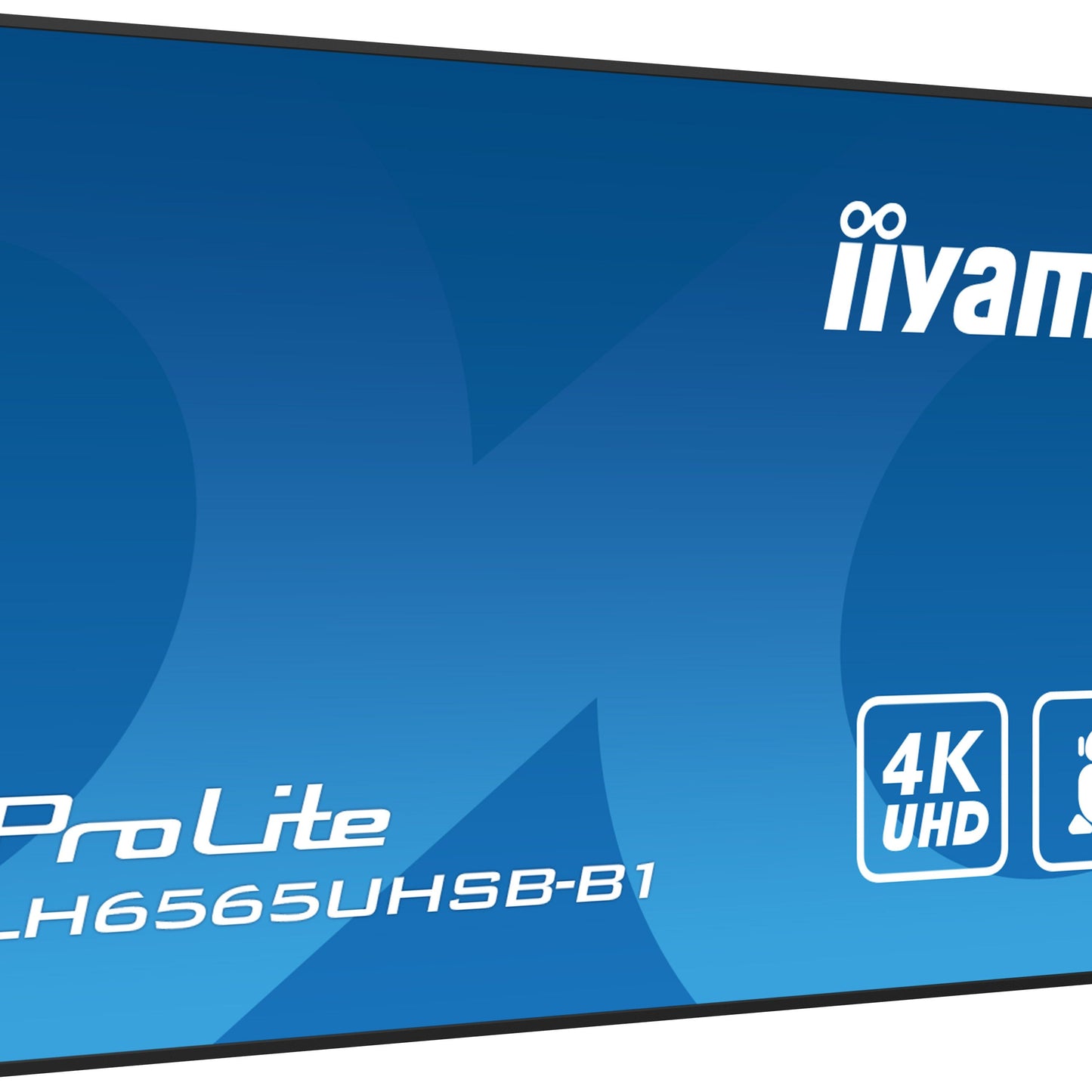 iiyama LH6565UHSB-B1 Signage Display Kiosk design 163.8 cm (64.5") LED Wi-Fi 800 cd/m² 4K Ultra HD Black Built-in processor Android 11 24/7