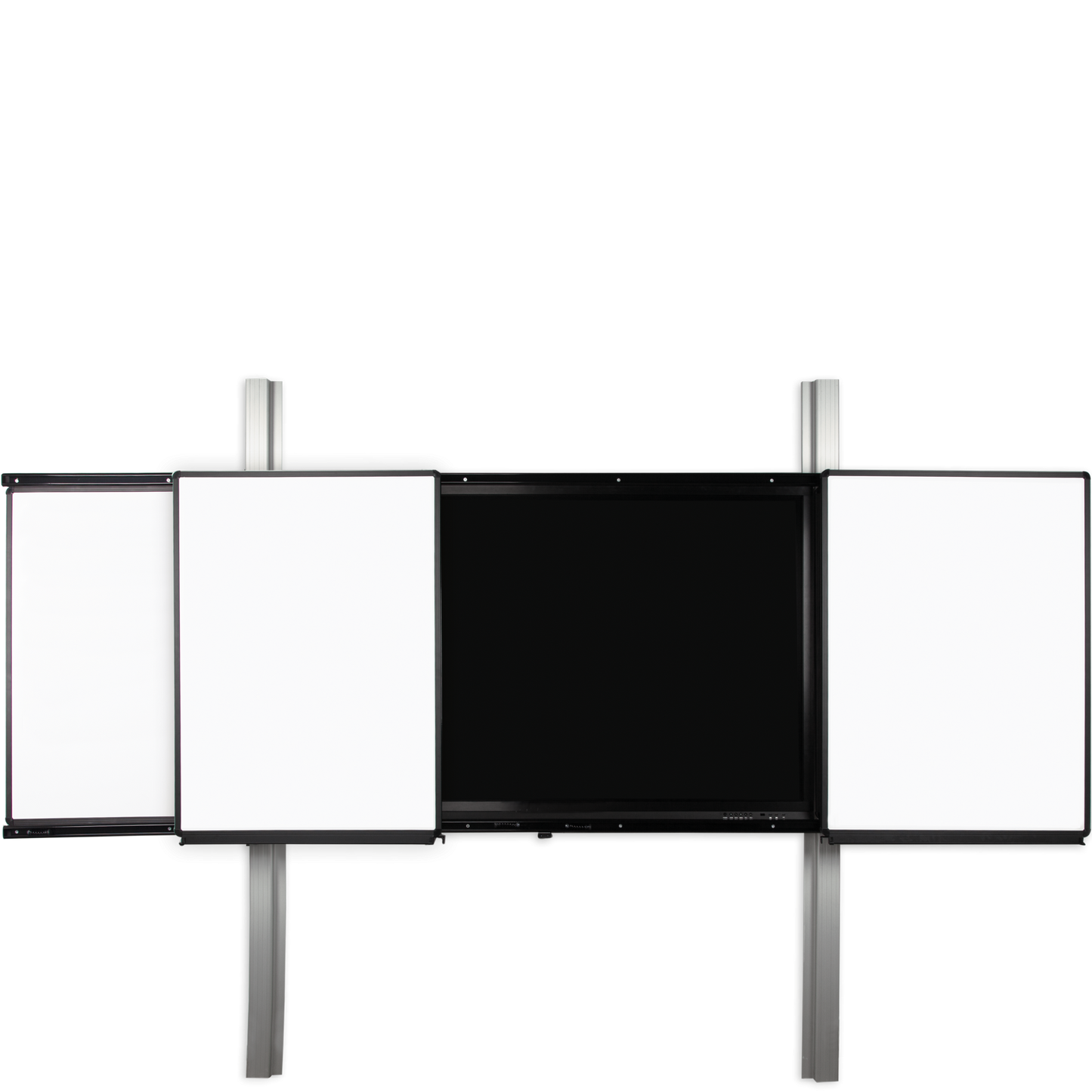 Conen PYETVBWW2RN9 Rail 2.0 - Electrically Height-adjustable Interactive Board, Monitor Wall Mount With Two Fixed, Two Movable Wings, 2900 Pylon Length