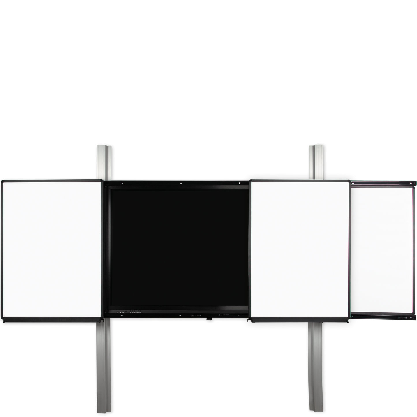 Conen PYETVBWW2RN9 Rail 2.0 - Electrically Height-adjustable Interactive Board, Monitor Wall Mount With Two Fixed, Two Movable Wings, 2900 Pylon Length