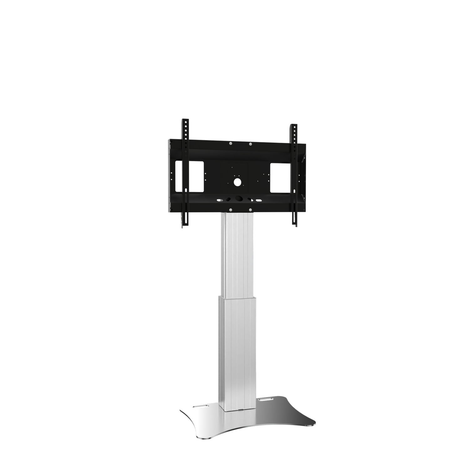 Conen SCETAPL Motorized Display Stand With 50 Cm Of Vertical Travel Column Silver Anodized, Center Of Display 98,8 - 148,8 Cm, Floor Plate