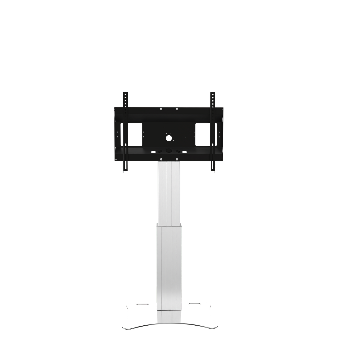 Conen SCETAPL Motorized Display Stand With 50 Cm Of Vertical Travel Column Silver Anodized, Center Of Display 98,8 - 148,8 Cm, Floor Plate