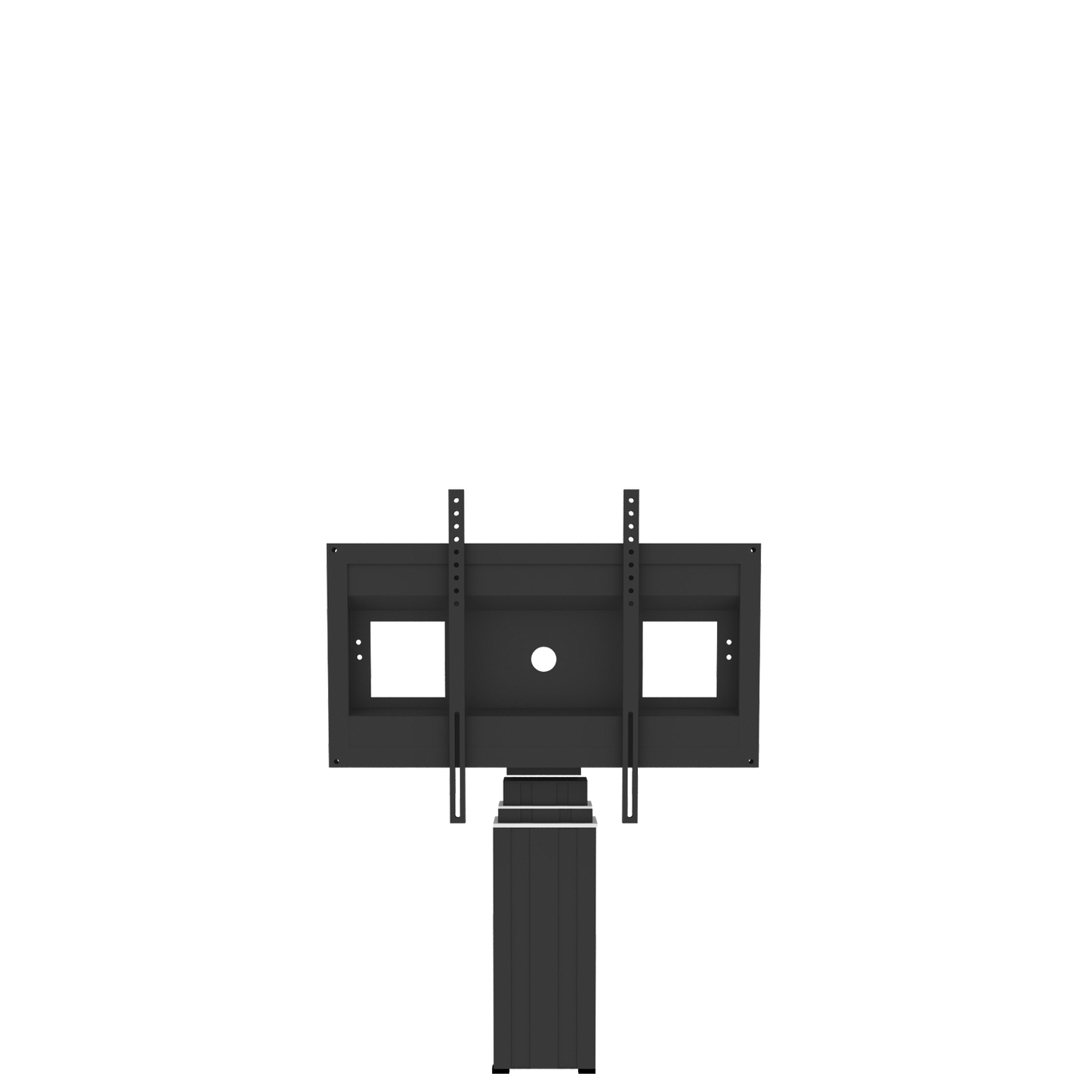 Conen SCETAW3535B Motorized Monitor Wall Mount, 70 Cm Of Vertical Travel Column Black Anodized