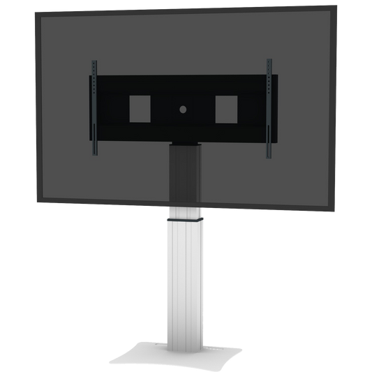 Conen SCEXLP Motorized Xl Display Mount & Monitor Stand, 50 Cm Of Vertical Travel Column Silver Anodized, Center Of Display 121 - 171 Cmfloor Plate