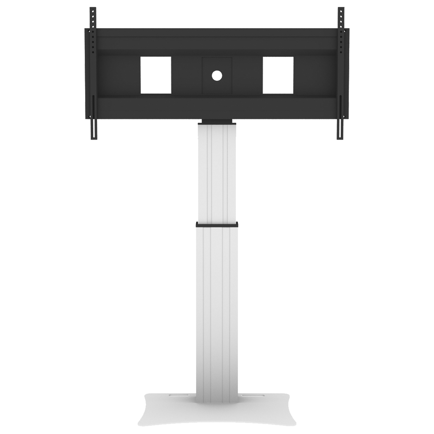 Conen SCEXLP Motorized Xl Display Mount & Monitor Stand, 50 Cm Of Vertical Travel Column Silver Anodized, Center Of Display 121 - 171 Cmfloor Plate