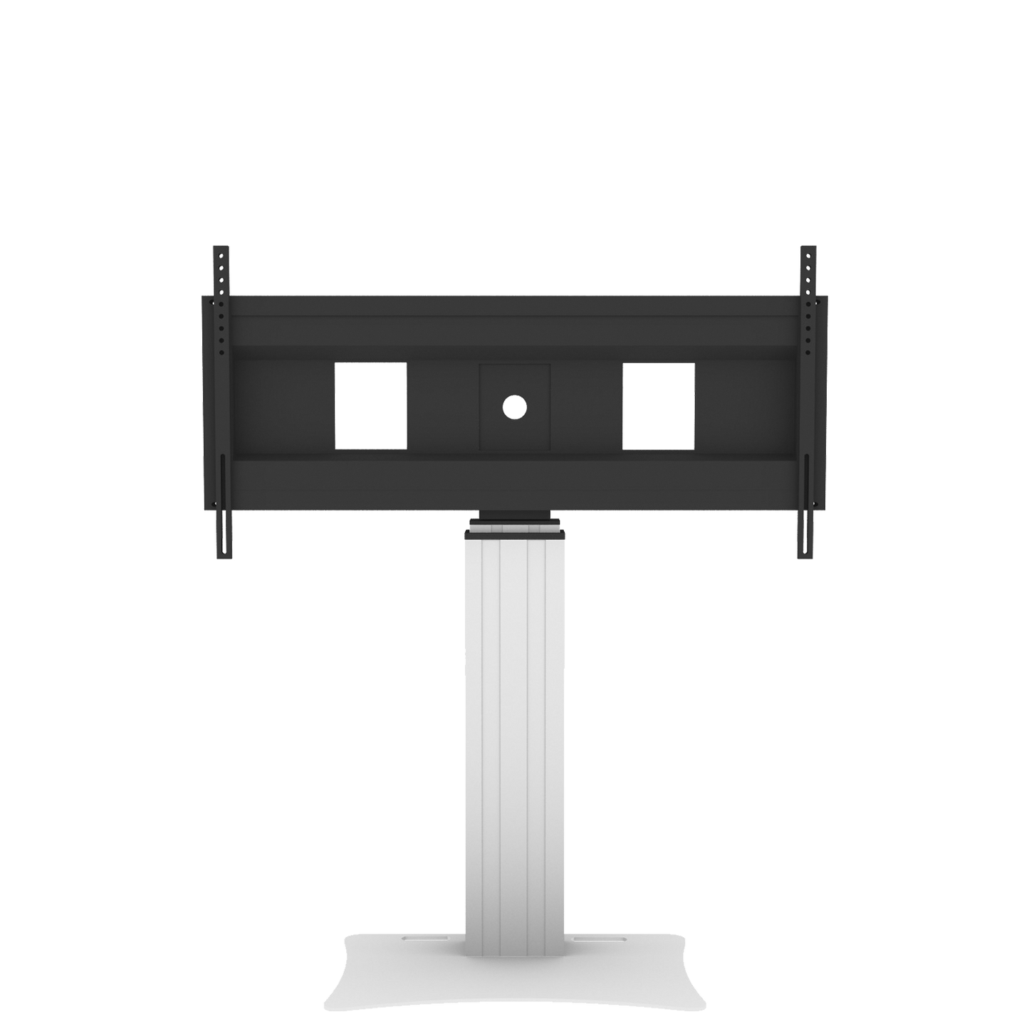 Conen SCEXLP Motorized Xl Display Mount & Monitor Stand, 50 Cm Of Vertical Travel Column Silver Anodized, Center Of Display 121 - 171 Cmfloor Plate