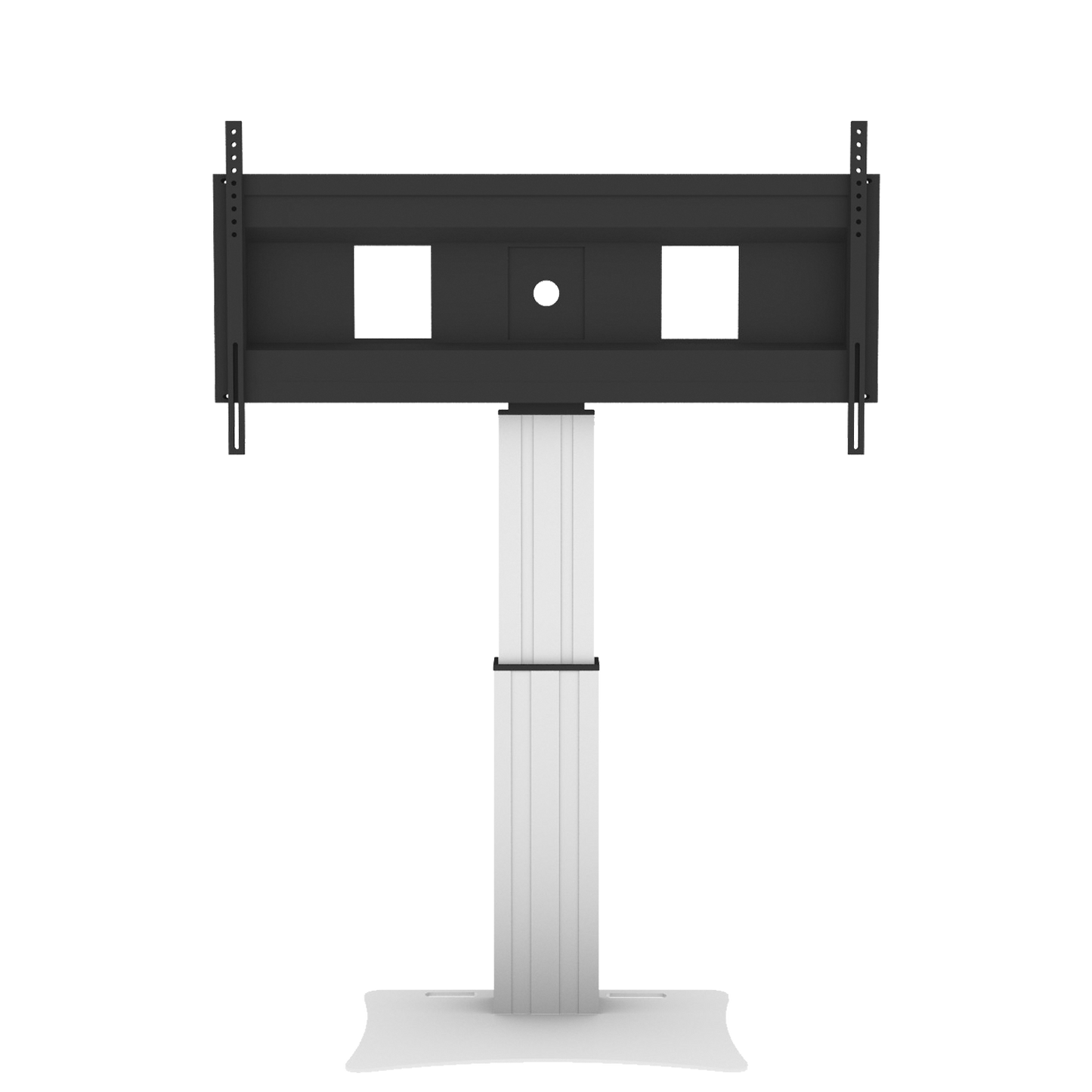Conen SCEXLPL Motorized Xl Display Mount & Monitor Stand, 50 Cm Of Vertical Travel Column Silver Anodized, Center Of Display 99,5 - 149,5 Cm, Floor Plate