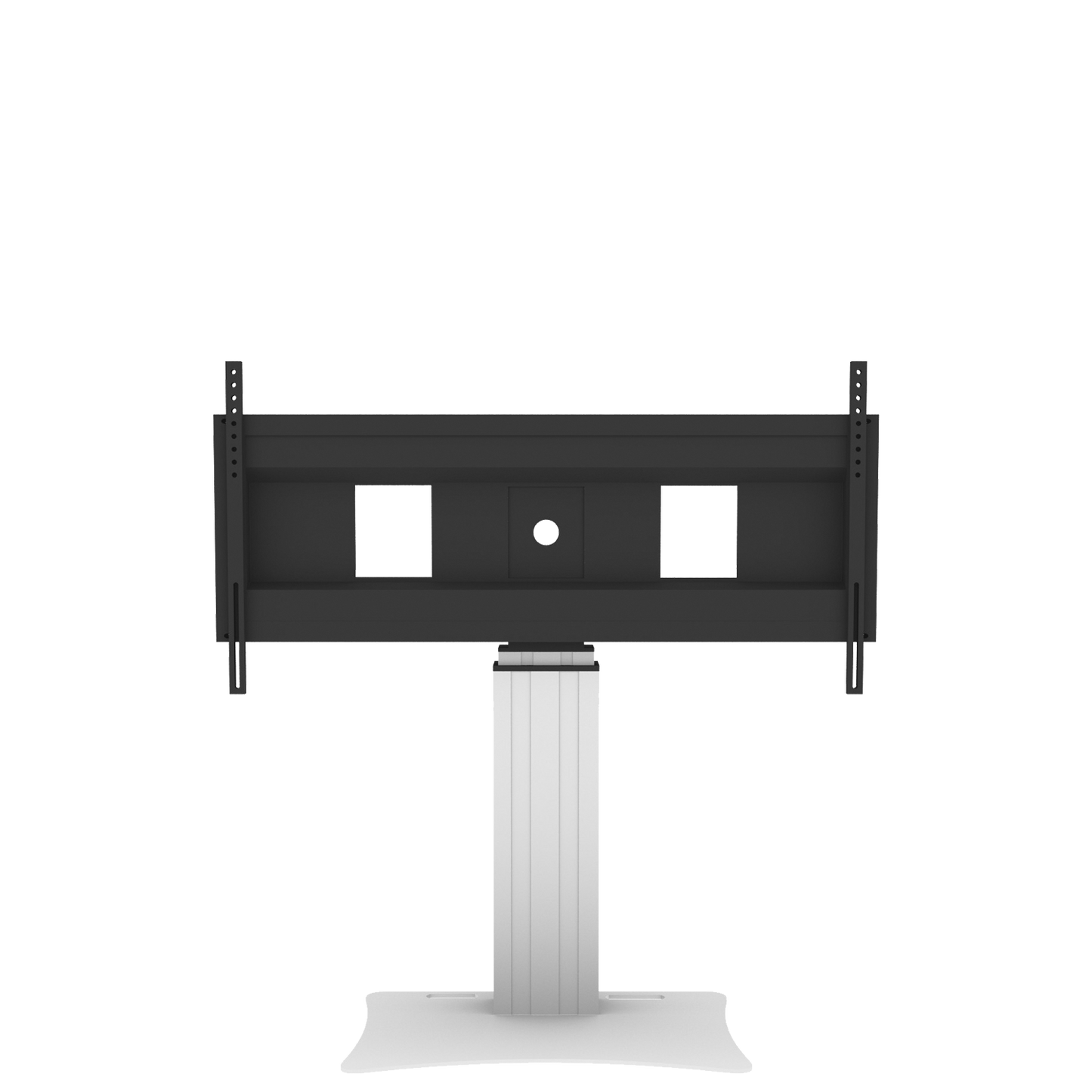 Conen SCEXLPL Motorized Xl Display Mount & Monitor Stand, 50 Cm Of Vertical Travel Column Silver Anodized, Center Of Display 99,5 - 149,5 Cm, Floor Plate