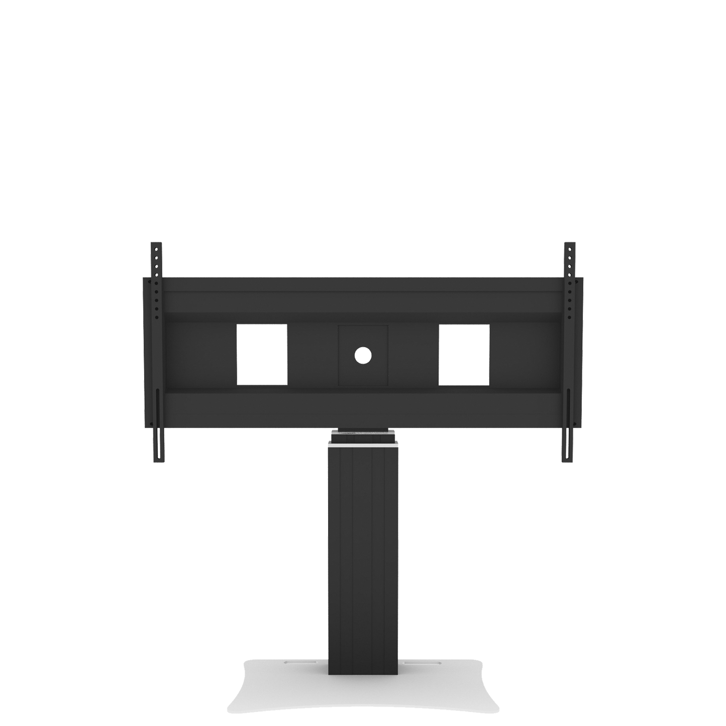 Conen SCEXLPLB Motorized Xl Display Mount & Monitor Stand, 50 Cm Of Vertical Travel Column Black Anodized, Center Of Display 99 - 149 Cm, Floor Plate